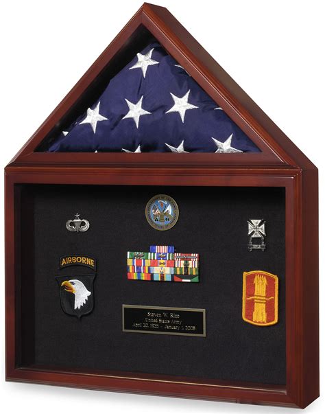 metal box for flag burning|flag shadow box.